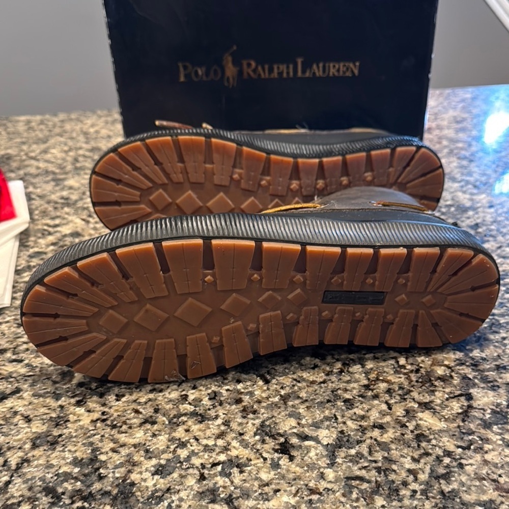 Ralph Lauren Men's Black and Brown Shoes size 8 - Picture 3 of 7